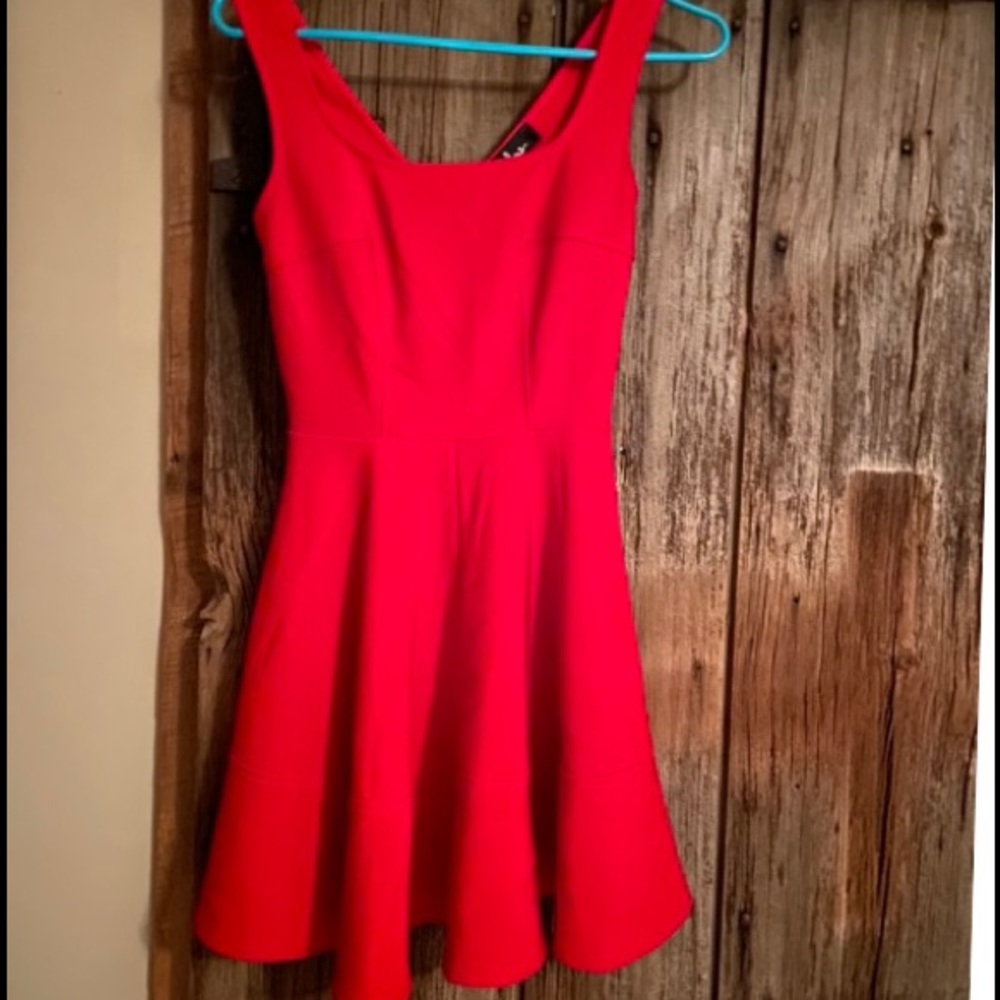 Red dress